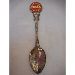 Vintage 1995 Coca Cola Collectible Metal Spoon Made New Zealand Silver Plate #3